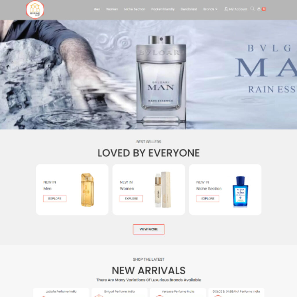 perfume hut by top seo company