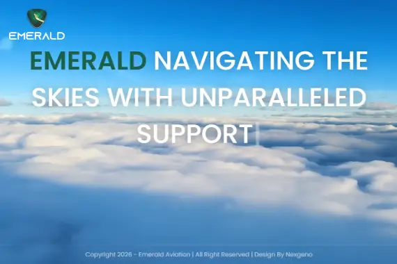 Emerald Aviation website built by Nexgeno